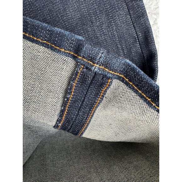 True Religion Bobby Womens 25 Dark Wash Flare Jeans NWOT White Gold Tag Made-USA - Picture 14 of 16